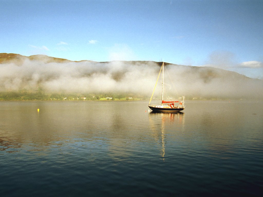 Boat On Loch Linnhe Morning